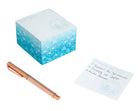 Insight Editions Self-Care Memo Cube, practical home goods with motivational notes on a white cube for daily inspiration.