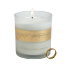 Glass candle featuring The Lord of the Rings: The One Ring design, a collectible home decor item by Insight Editions.