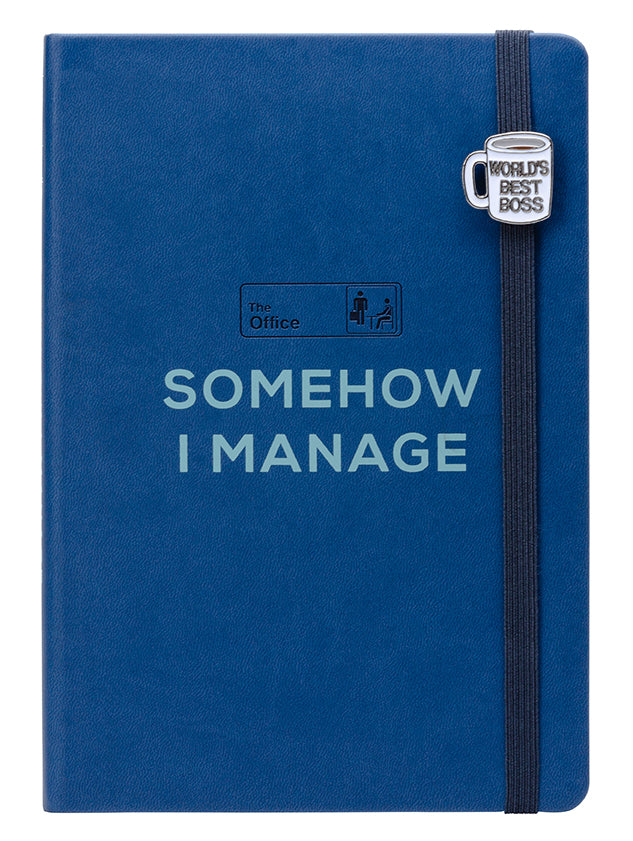 The Office World's Best Boss enamel charm bookmark featuring a colorful charm and detailed design, ideal for book lovers.