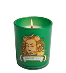 Decorative glass votive candle featuring The Wizard of Oz Cowardly Lion design from Insight Editions, ideal for home decor.