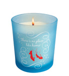 Cover image of Insight Editions' The Wizard of Oz glass candle, featuring colorful artwork inspired by the classic story.