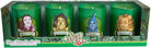 Set of four glass votive candles inspired by The Wizard of Oz, featuring colorful artwork from Insight Editions.