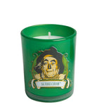 Glass votive candle featuring a Wizard of Oz Scarecrow design, perfect for home decor or lighting ambiance.