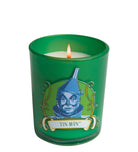 Tin Man glass votive candle from The Wizard of Oz, Insight Editions home decor item with detailed tin man design.