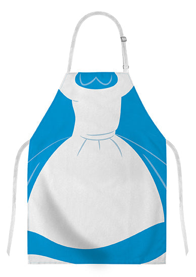 Alice in Wonderland gift set with cookbook and apron, featuring whimsical illustrations and themed design from Insight Editions.