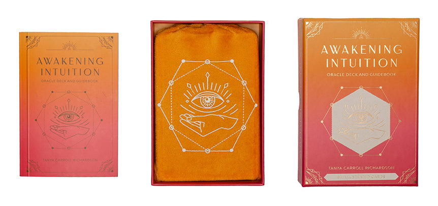 Insight Editions Awakening Intuition kit featuring spiritual tools and guides for enhancing intuition and self-awareness.