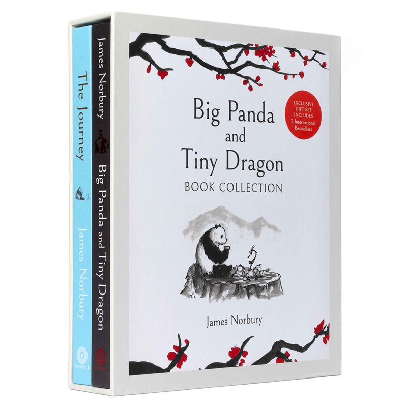 Insight Editions Big Panda and Tiny Dragon book collection kit featuring colorful illustrated books for children.
