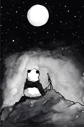 Boxed set of 20 Big Panda and Tiny Dragon themed cards by Insight Editions, featuring colorful illustrated designs.