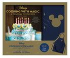 Disney Cooking with Magic kit by Insight Editions featuring a collection of Disney-themed recipes and cooking tools.