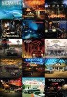 Insight Editions Supernatural puzzle and book set kit with illustrated cover and themed packaging for fans of the supernatural series.