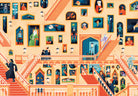 Insight Editions Exploring Hogwarts Puzzle and Book Set kit with puzzle pieces and a themed book for Harry Potter fans.