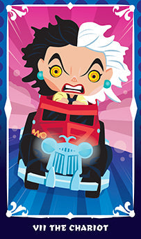 Funko Disney Villains Tarot Deck and Guidebook kit featuring colorful villain illustrations and tarot cards from Insight Editions