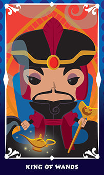 Funko Disney Villains tarot deck and guidebook kit by Insight Editions, featuring villain-themed artwork and collectible cards.