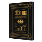 Gotham City Cocktails gift set kit by Insight Editions featuring themed cocktail tools and ingredients for Gotham-inspired drinks.