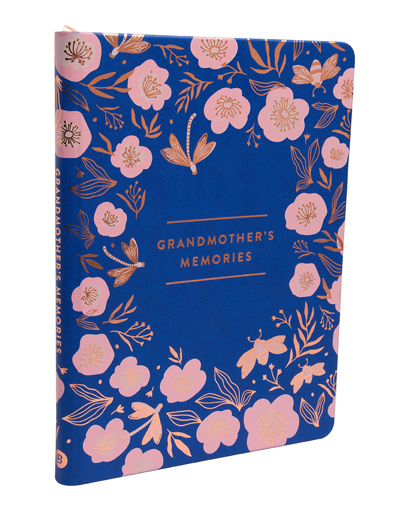 Insight Editions grandmother's memories keepsake box and journal kit, with decorative box and writing journal for cherished moments.