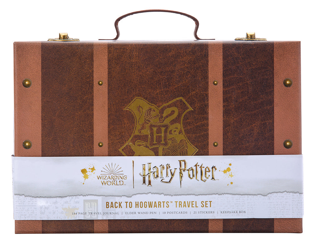 Harry Potter Back to Hogwarts Travel Set kit by Insight Editions, includes themed accessories and memorabilia for fans.