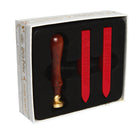 Harry Potter Gryffindor wax seal set kit with Gryffindor crest wax seals and stamp for crafting and stationery.