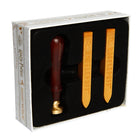 Harry Potter Hufflepuff wax seal set kit by Insight Editions with Hufflepuff crest and sealing wax for crafts and letter sealing.