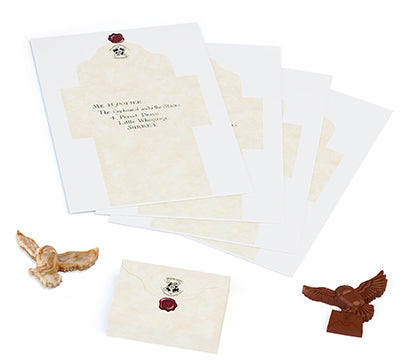 Harry Potter Make Your Own Chocolate Owls kit by Insight Editions with chocolate owl molds and ingredients for crafting edible owls.