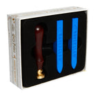 Harry Potter Ravenclaw wax seal set kit with blue wax sticks and custom Ravenclaw emblem for sealing letters and crafts.