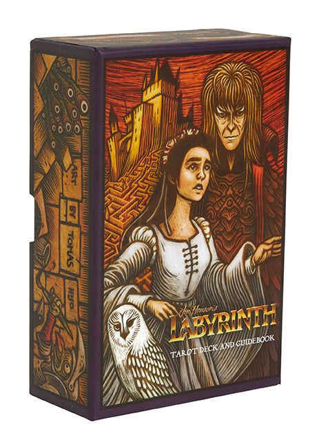 Labyrinth Tarot Deck and Guidebook kit by Insight Editions, featuring intricately designed tarot cards and a comprehensive guide.