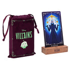 Mega-Sized Disney Villains Tarot Deck and Guidebook kit by Insight Editions, featuring colorful villain illustrations and tarot cards.