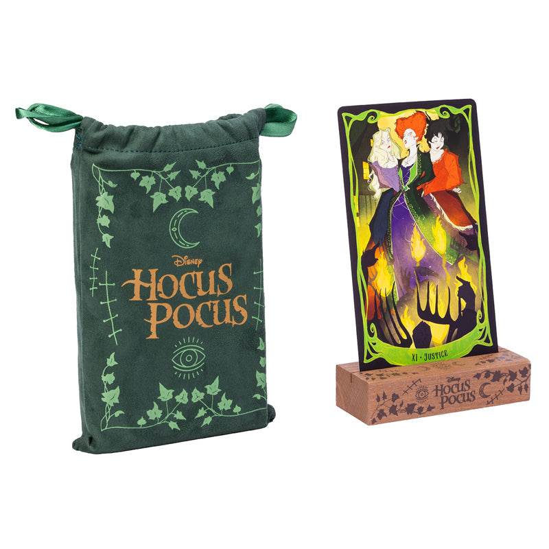 Mega-Sized Hocus Pocus Tarot Deck and Guidebook kit by Insight Editions featuring colorful tarot cards and instructional guide.