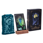 Mega-Sized Nightmare Before Christmas Tarot Deck and Guidebook kit by Insight Editions with colorful, spooky-themed tarot cards and guide.