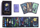 Mega-Sized Nightmare Before Christmas Tarot Deck and Guidebook kit by Insight Editions featuring spooky, detailed tarot cards and a guidebook.