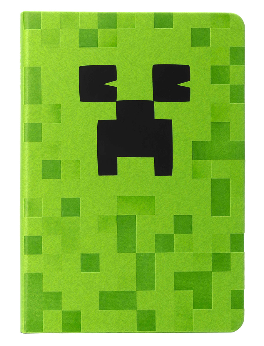 Minecraft Creeper Deluxe Gift Set kit by Insight Editions featuring a Creeper figure, collectibles, and themed accessories.