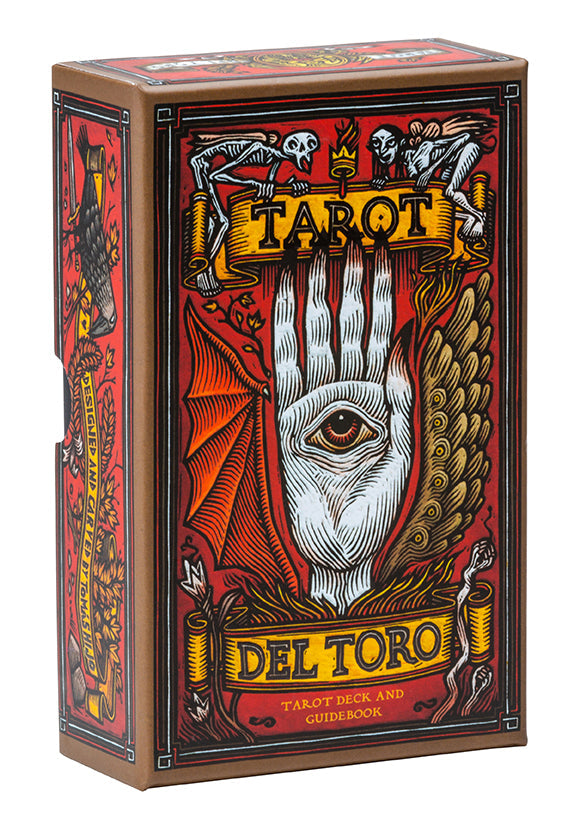 Tarot del Toro kit by Insight Editions featuring a detailed illustrated tarot card deck cover.