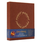 The Lord of the Rings: One Ring stationery set kit with a detailed cover featuring the iconic ring design by Insight Editions.