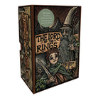 Inside view of The Lord of the Rings Tarot Deck and Guide Kit by Insight Editions, showing tarot cards and guidebook pages.