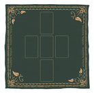 Inside view of The Lord of the Rings Tarot Deck and Guide Gift Set by Insight Editions, showing tarot cards and guidebook pages.