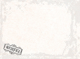 Beetlejuice Handbook for the Recently Deceased deluxe note card set by Insight Editions with keepsake book box and themed stationery.