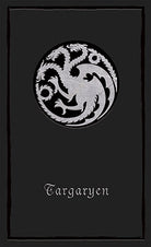Game of Thrones House Targaryen desktop stationery set with pen, featuring themed design and branding for gift or office use.