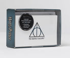 Set of 10 Harry Potter Deathly Hallows foil gift enclosure cards by Insight Editions featuring magical-themed stationery.