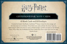 Set of 10 Harry Potter Gryffindor foil note cards by Insight Editions, featuring wizarding house emblem and decorative design.