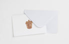Set of 10 Harry Potter Gryffindor foil note cards by Insight Editions featuring house crest and magical design for stationery use.