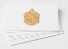 Set of 10 Harry Potter Hufflepuff foil gift enclosure cards by Insight Editions, featuring magical house-themed stationery.