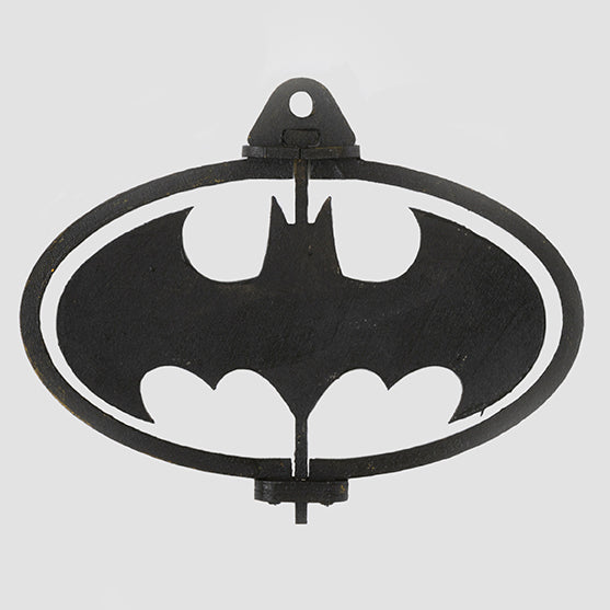 IncrediBuilds Emblematics DC Comics Batman logo kit, collectible stationery and gift set featuring Batman emblem design.