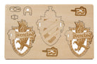 Harry Potter Ravenclaw Emblematics kit by Insight Editions, featuring stationery and collectible Ravenclaw emblem components.