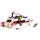 IncrediBuilds Ghostbusters Ectomobile kit featuring a book and 3D wood model of the iconic Ecto-1 vehicle by Insight Editions.