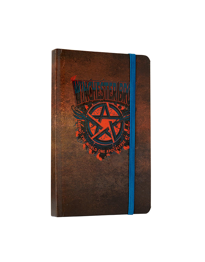 Interior of Insight Editions Supernatural Deluxe Note Card Set with keepsake box, featuring themed stationery and collectible packaging.