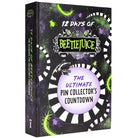 Hardbound "12 Days of Beetlejuice" kit by Insight Editions featuring illustrated pages and spooky themed design.