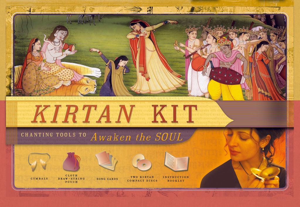 Hardbound Kirtan Kit by Insight Editions featuring traditional chant and meditation resources for spiritual practice.