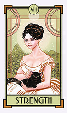 Christina Ricci's Cat Full of Spiders Tarot Deck and Guidebook kit by Insight Editions, featuring a softbound tarot deck and guidebook.