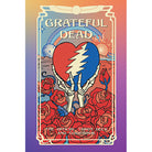 Softbound Grateful Dead Tarot Deck and Guidebook kit by Insight Editions, featuring colorful illustrated tarot cards and guidebook pages.