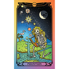 Softbound Grateful Dead tarot deck and guidebook kit by Insight Editions, featuring colorful artwork and card illustrations.