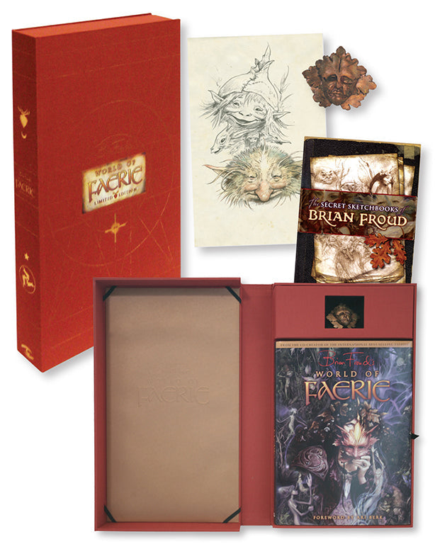 Limited edition book cover of Brian Froud's World of Faerie by Insight Editions featuring fantasy artwork.